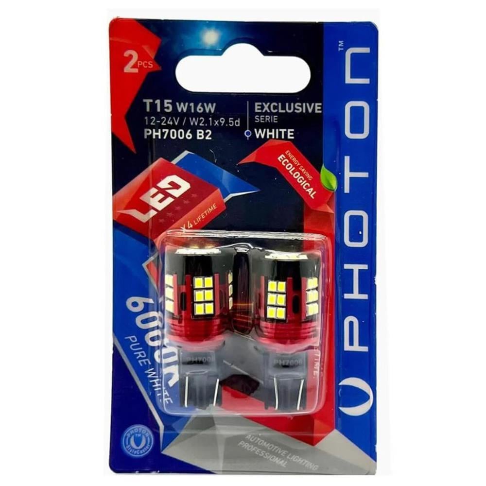 Photon T15 W16W 12-24V 39 LED EXCLUSIVE (2'Lİ BLİSTER) PH7006 B2