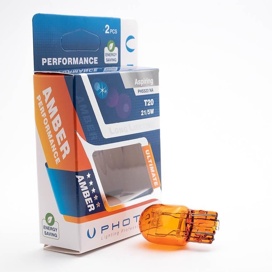 PHOTON T20 21/5W 12V ÇİFT DEVRE NATUREL AMBER PH5523 NA