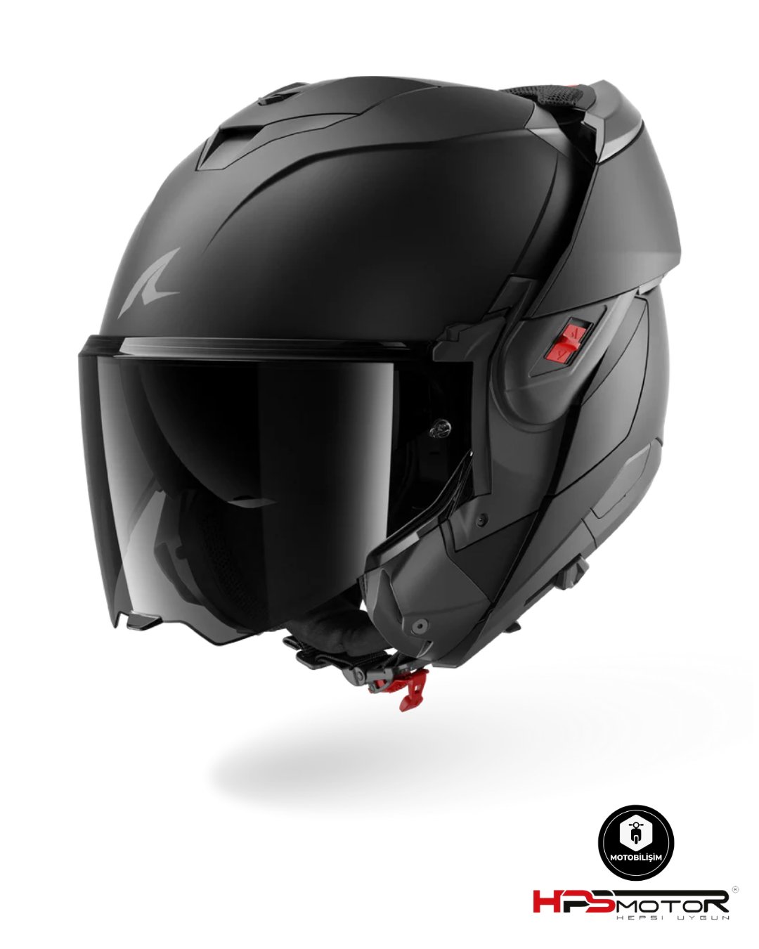 Shark Oxo Dark Shadow Çene Açılır Kask