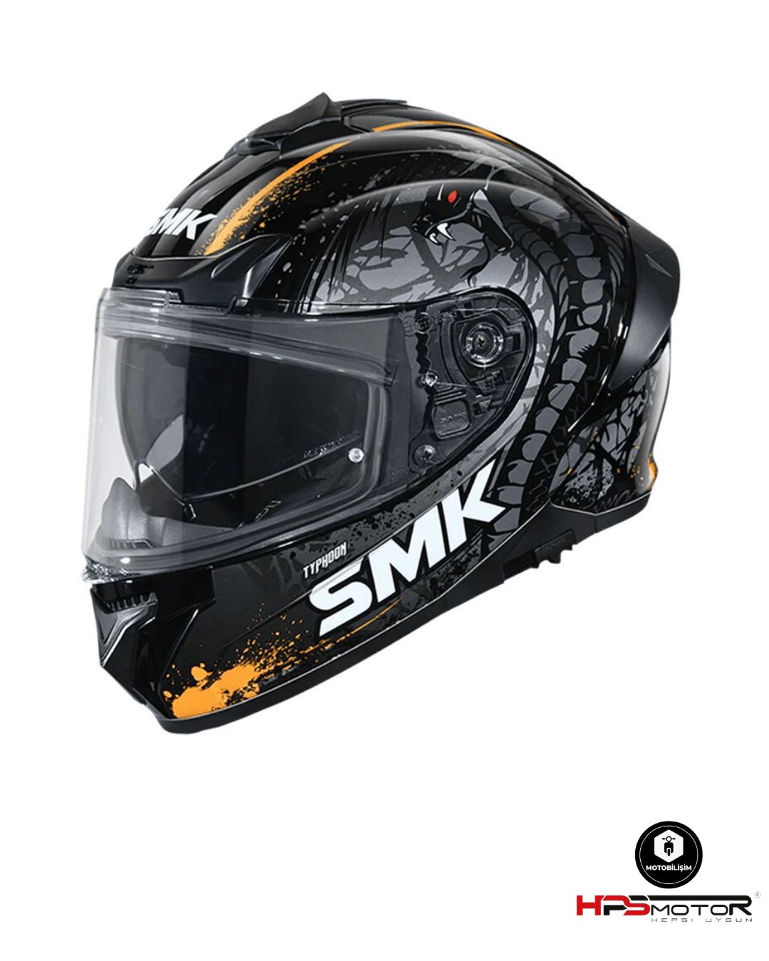 Smk Typhoon Reptile Kapalı Kask