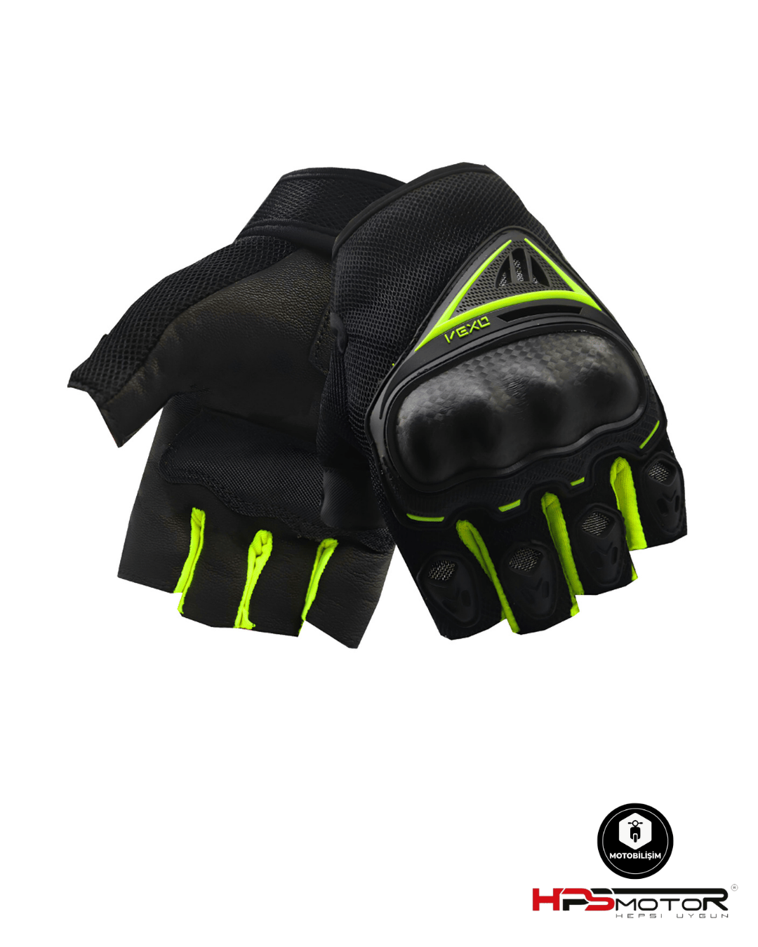 Vexo Santa 2 Eldiven Siyah - Neon Sarı