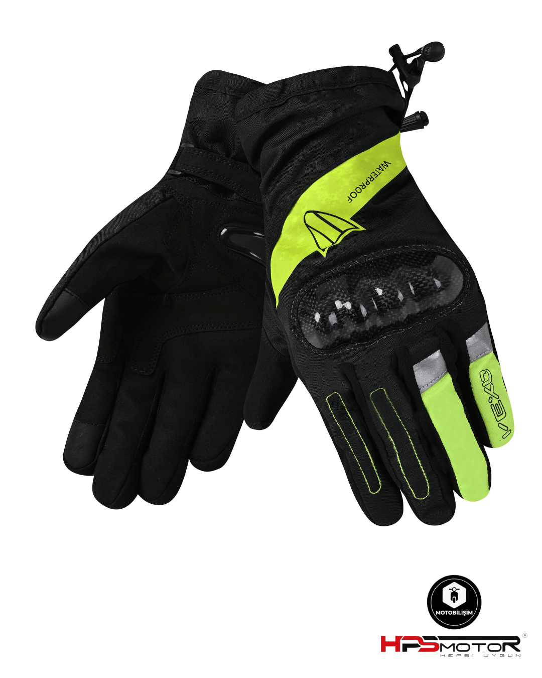 Vexo Scout Karbon H2O Eldiven Neon Sarı