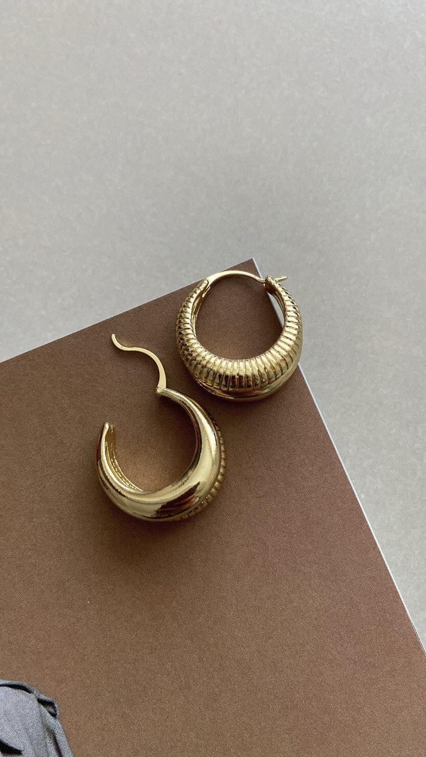 Gold 2'li Küpe