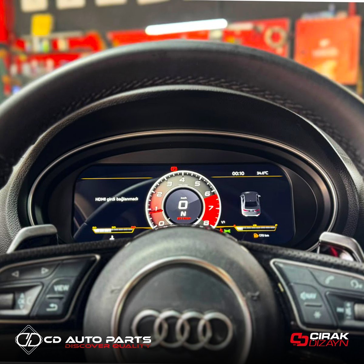 AudiAudi A3 Uyumlu Hayalet Ekranİç Aksesuar