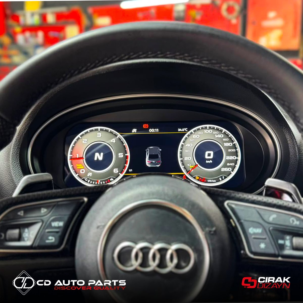 AudiAudi A3 Uyumlu Hayalet Ekranİç Aksesuar