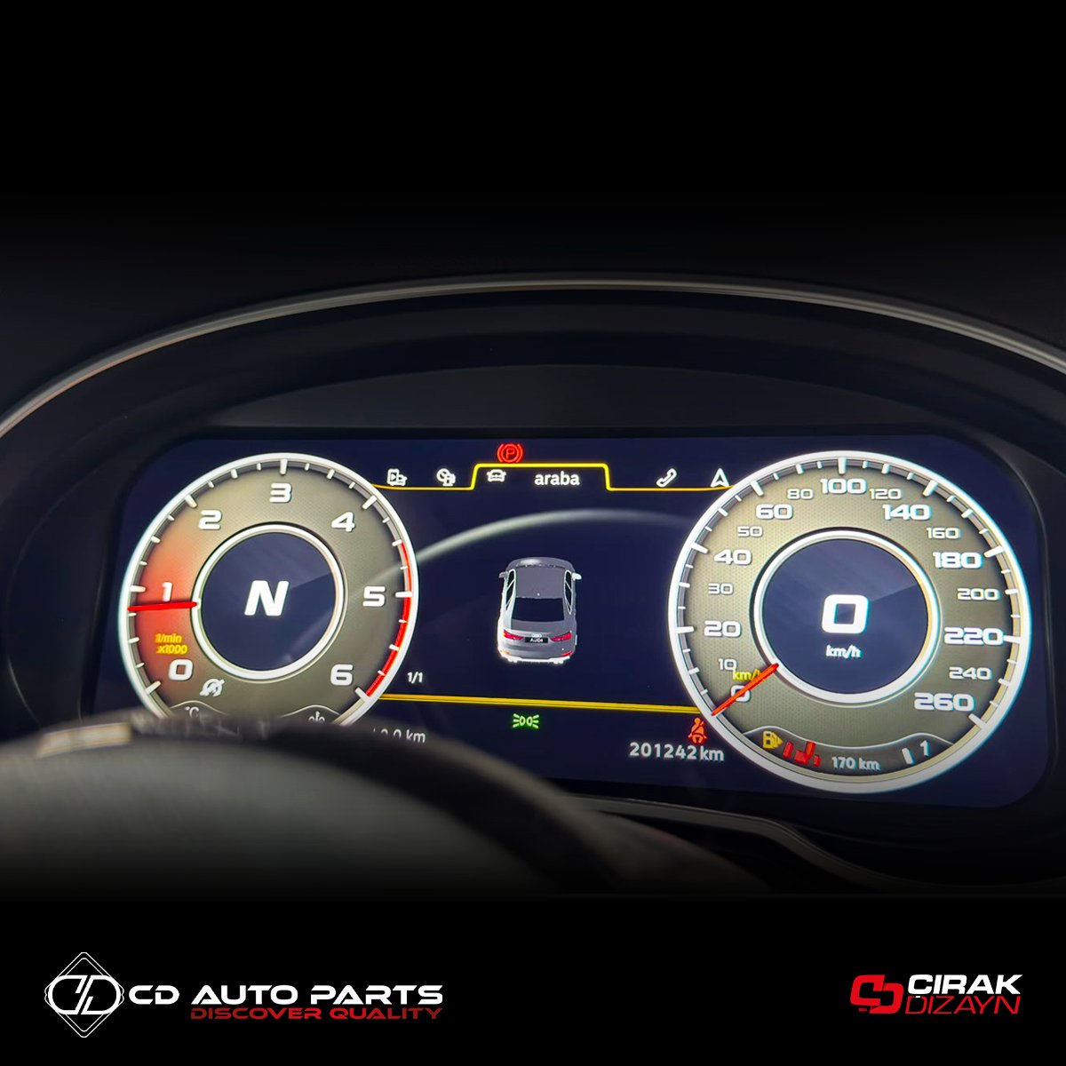 AudiAudi A3 Uyumlu Hayalet Ekranİç Aksesuar