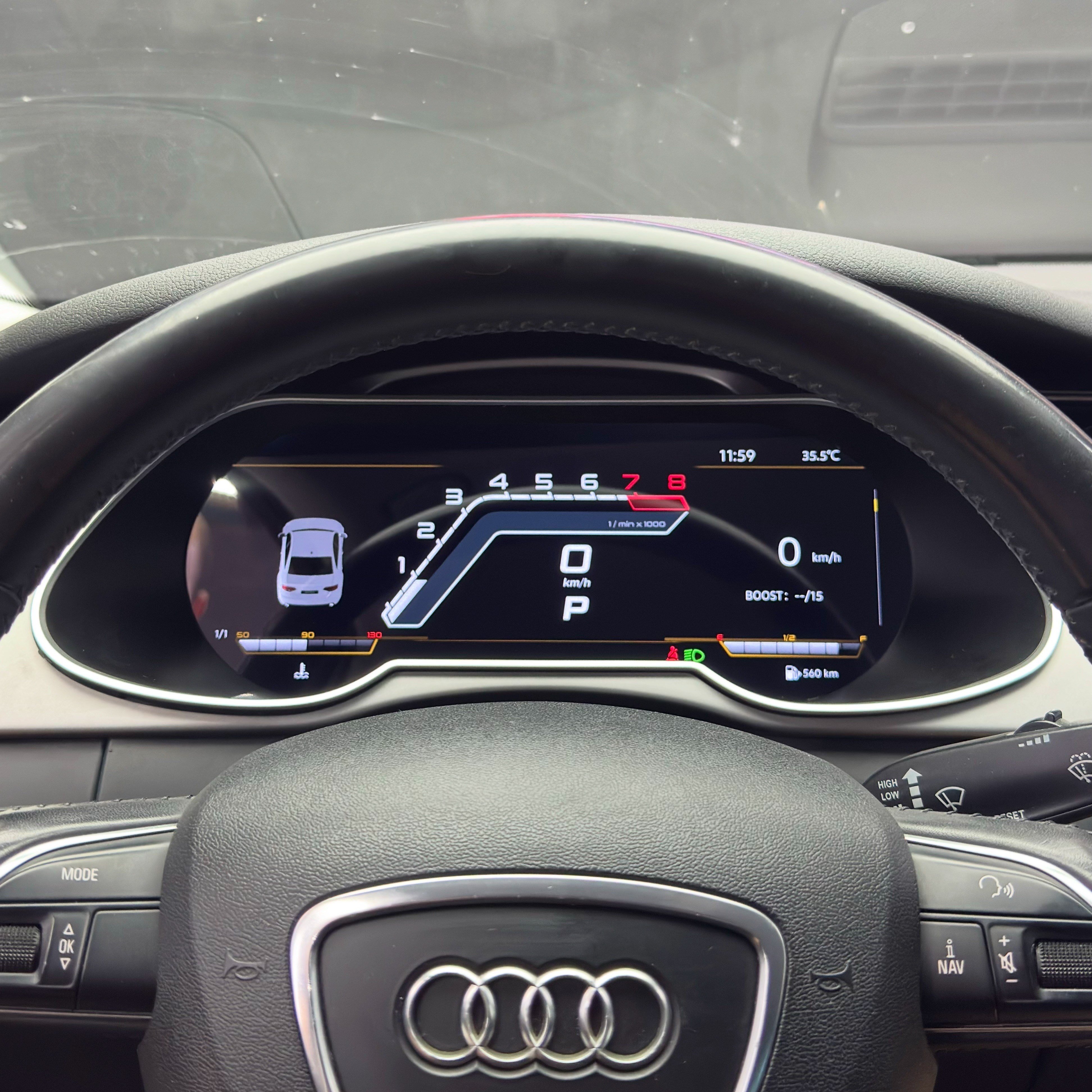 AudiAudi A6 Uyumlu Hayalet Ekranİç Aksesuar