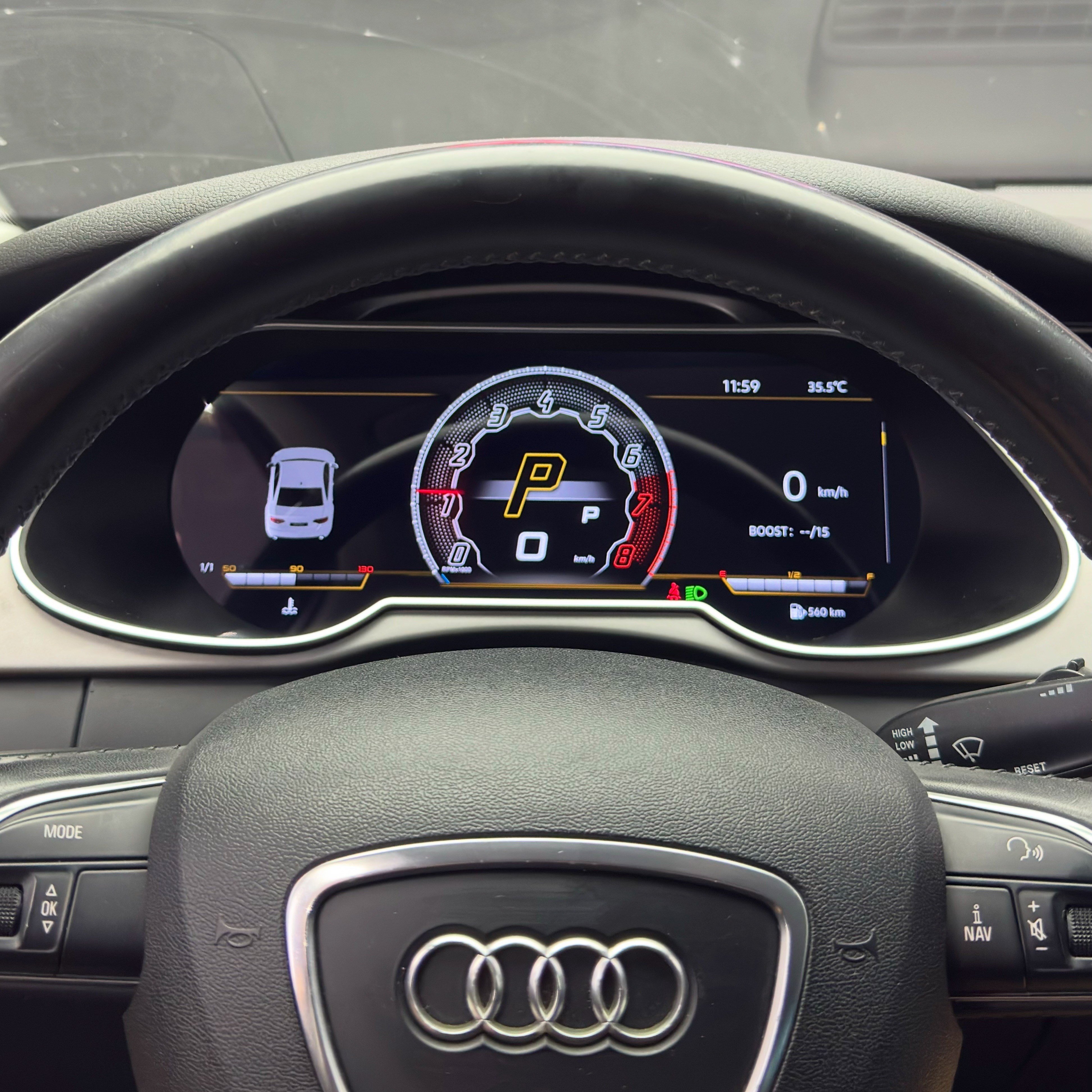 AudiAudi A6 Uyumlu Hayalet Ekranİç Aksesuar