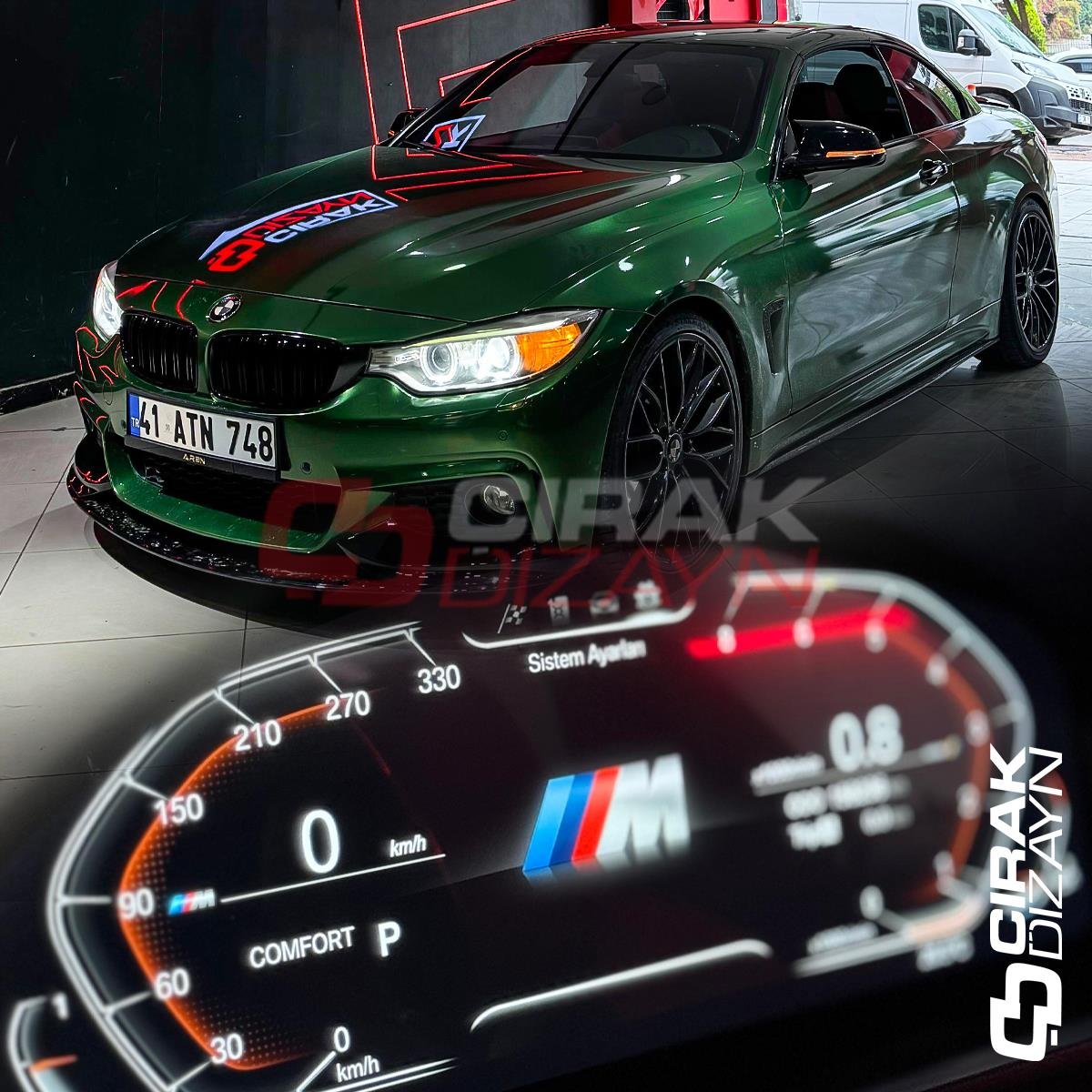 BMW 3 serisi F30 33 HAYALET EKRAN