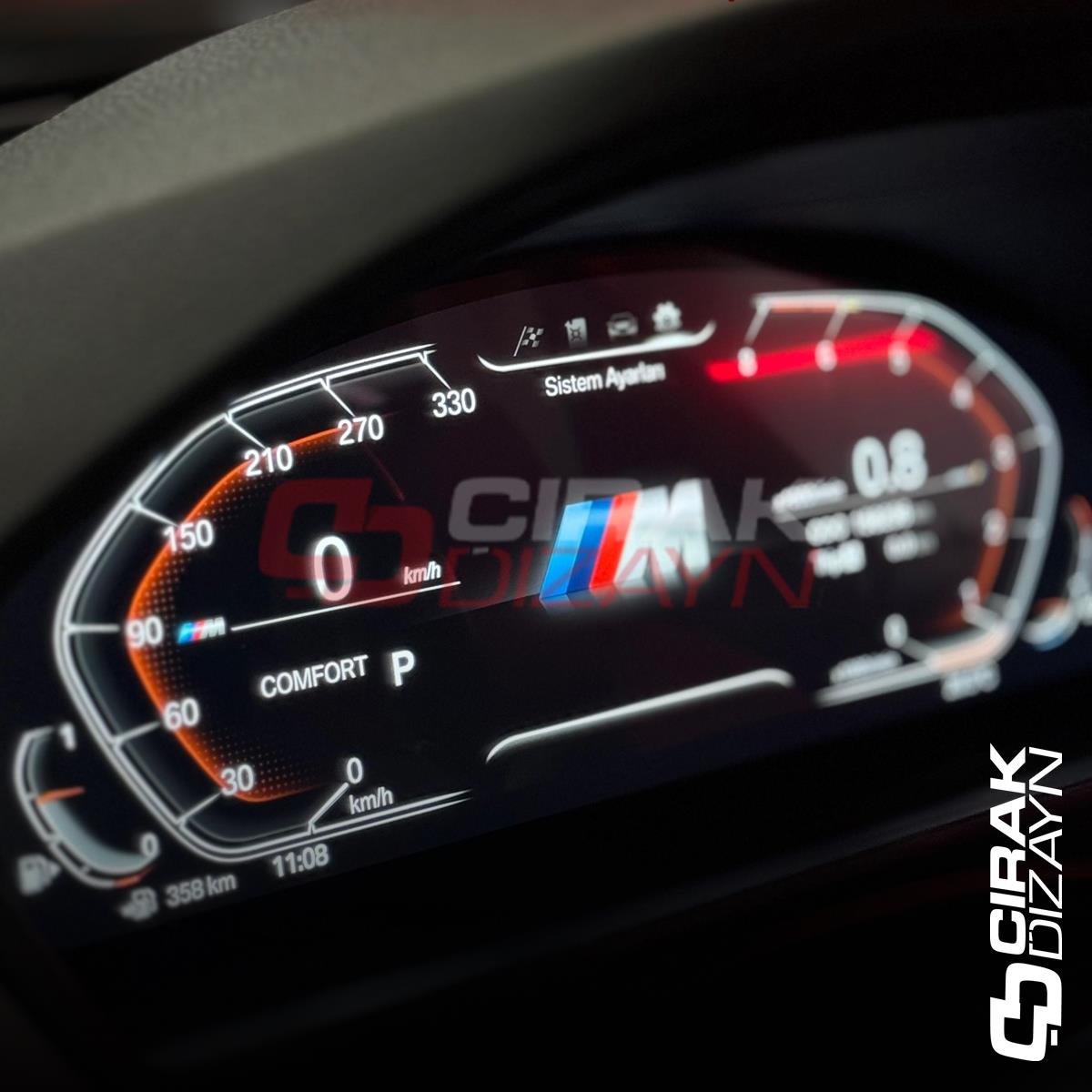 BMW 3 serisi F30 33 HAYALET EKRAN