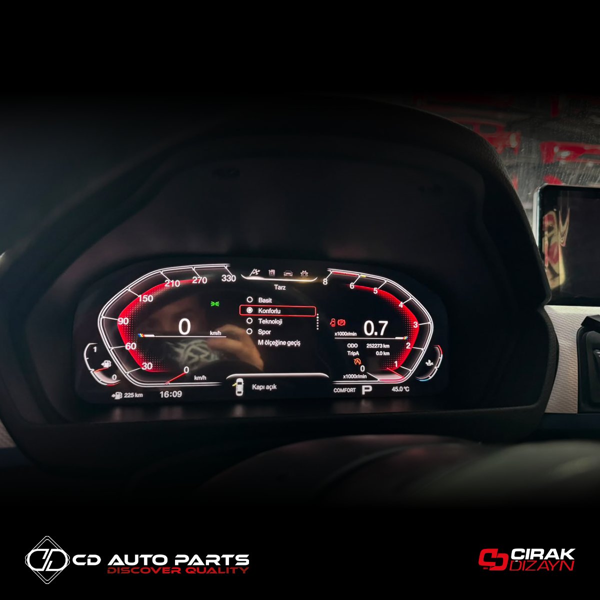 BMWBMW 3 serisi F30/33 Uyumlu Hayalet EkranF30