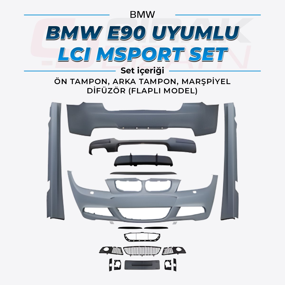 BMWBMW E90 Uyumlu LCI M Sport Dönüşüm SetiBmw
