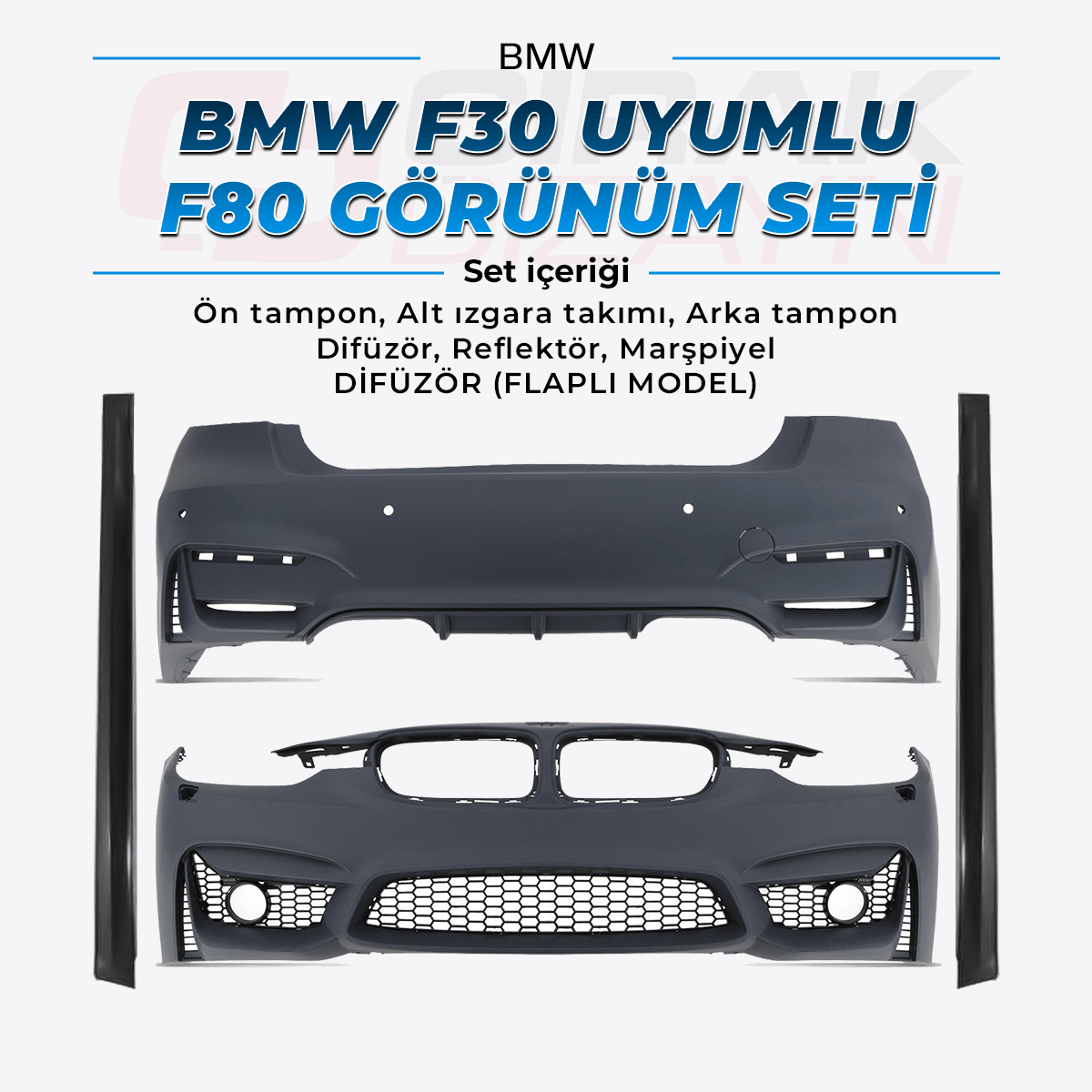 BMWBMW F30 Uyumlu F80 Görünüm SetiF30