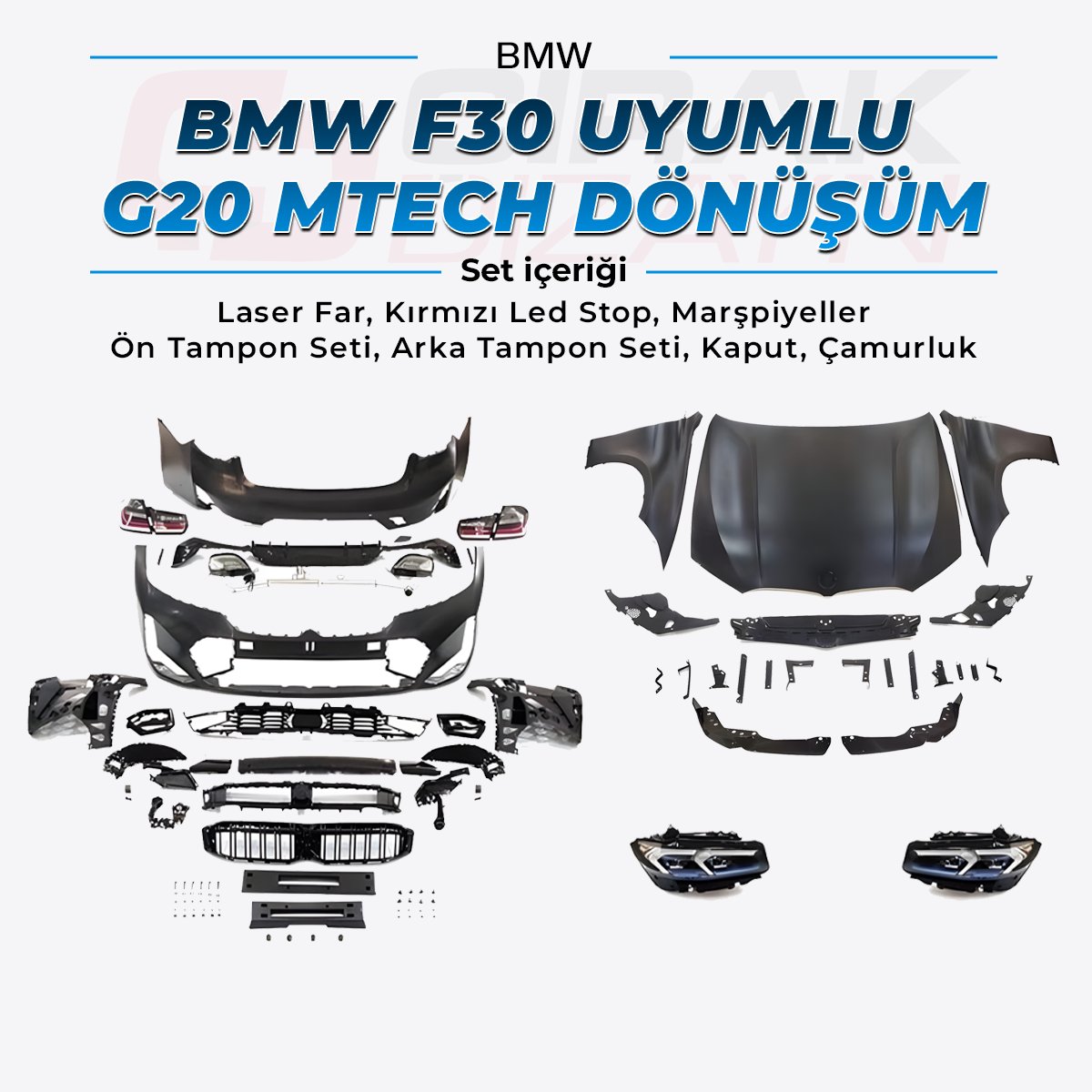 BMWBMW F30 Uyumlu G20 M Tech Dönüşüm SetiF30