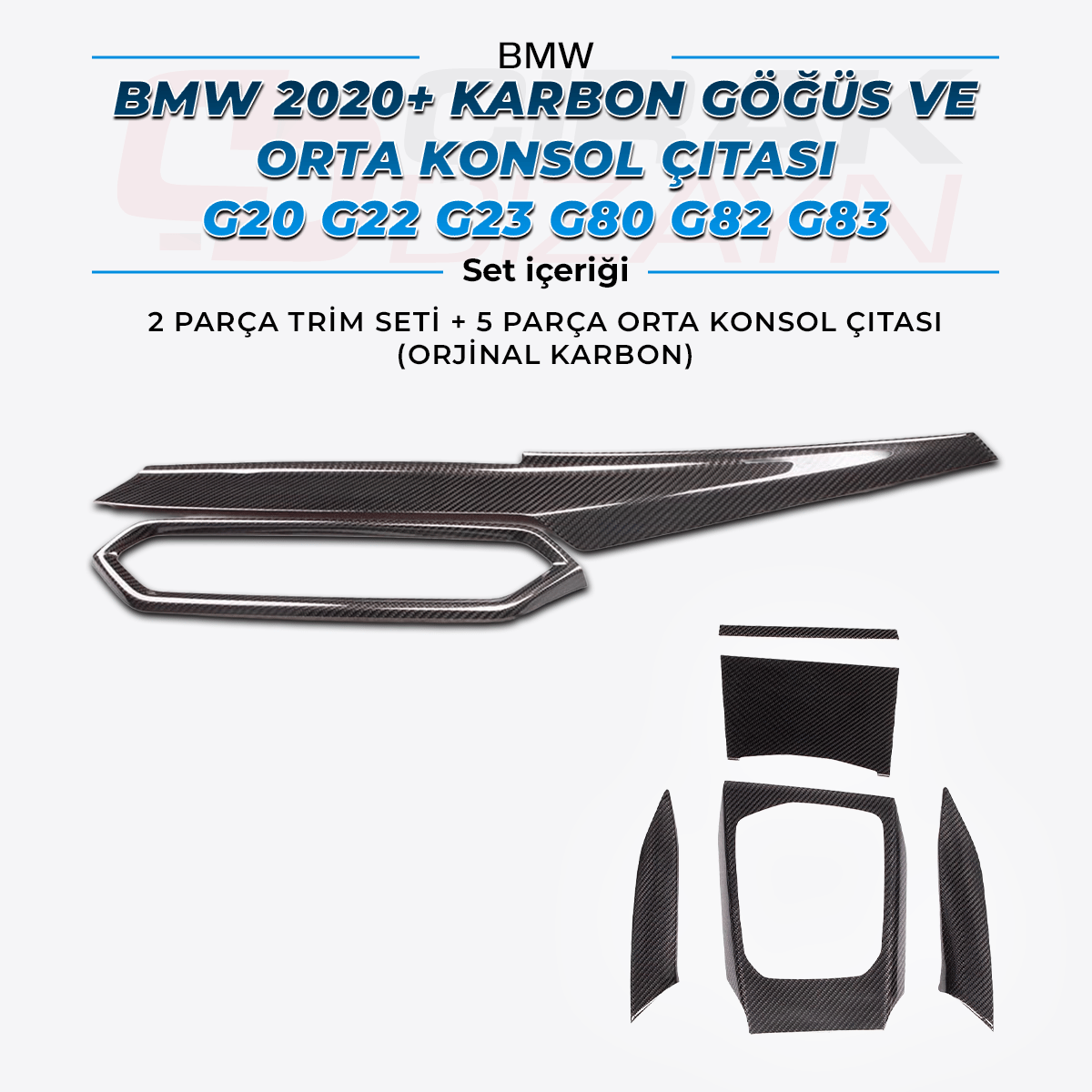 BMWBMW G20-G22-G23-G80-G82-G83 Uyumlu Trim SetiG20