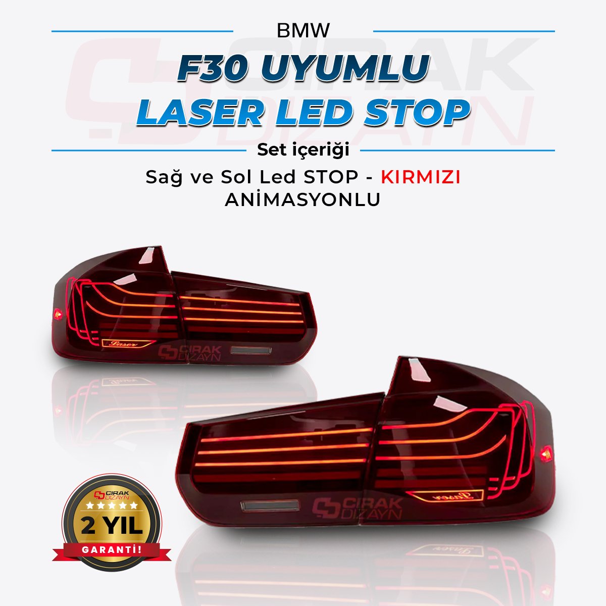 F30 3 Lazer Led Stop