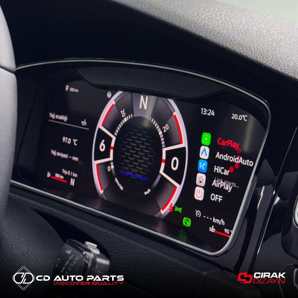 Golf 7 Uyumlu Hayalet Ekran