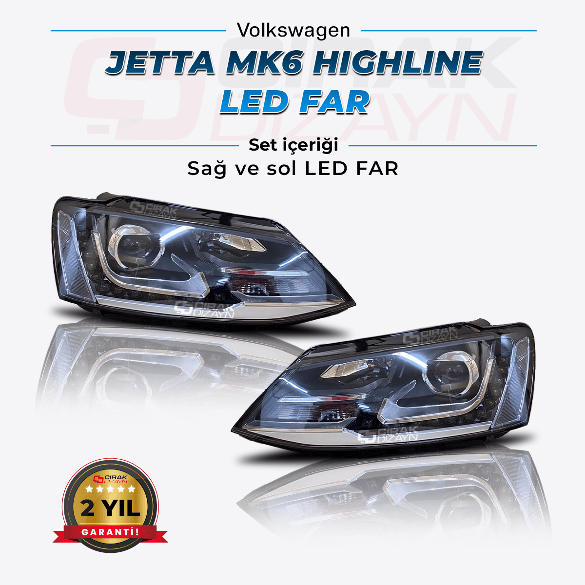 Jetta Uyumlu Highline Led Far