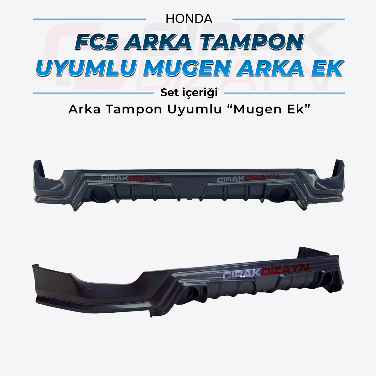 HondaHonda FC5 Uyumlu Mugen Arka Tampon EkiFC5 Tampon ekleri