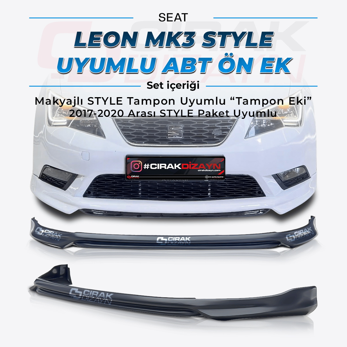 SeatLEON MK3 Style Uyumlu ABT Ön EkLEON MK3