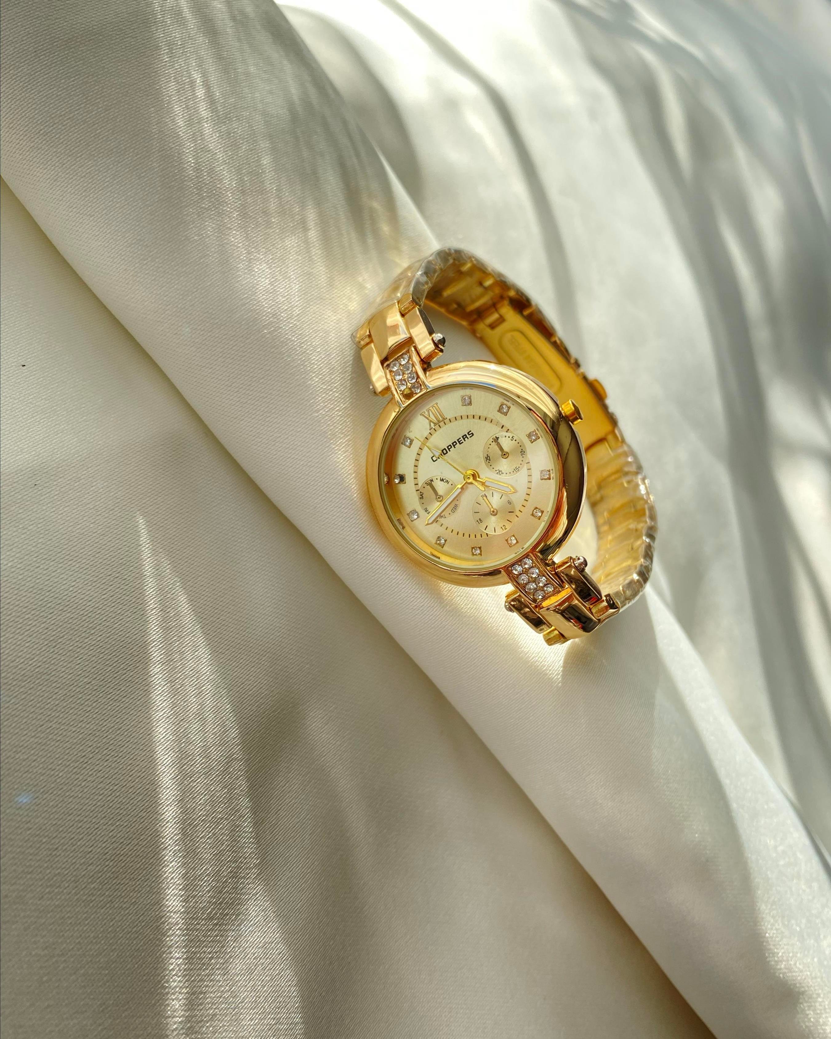 Balıksırtı Kordon Gold Saat