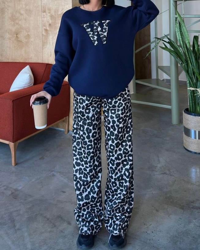 LEOPAR PANTOLONLU TAKIM