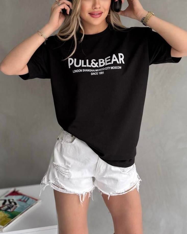 PULL PAMUKLU OVERSİZE KESİM BASİC TİŞÖRT 