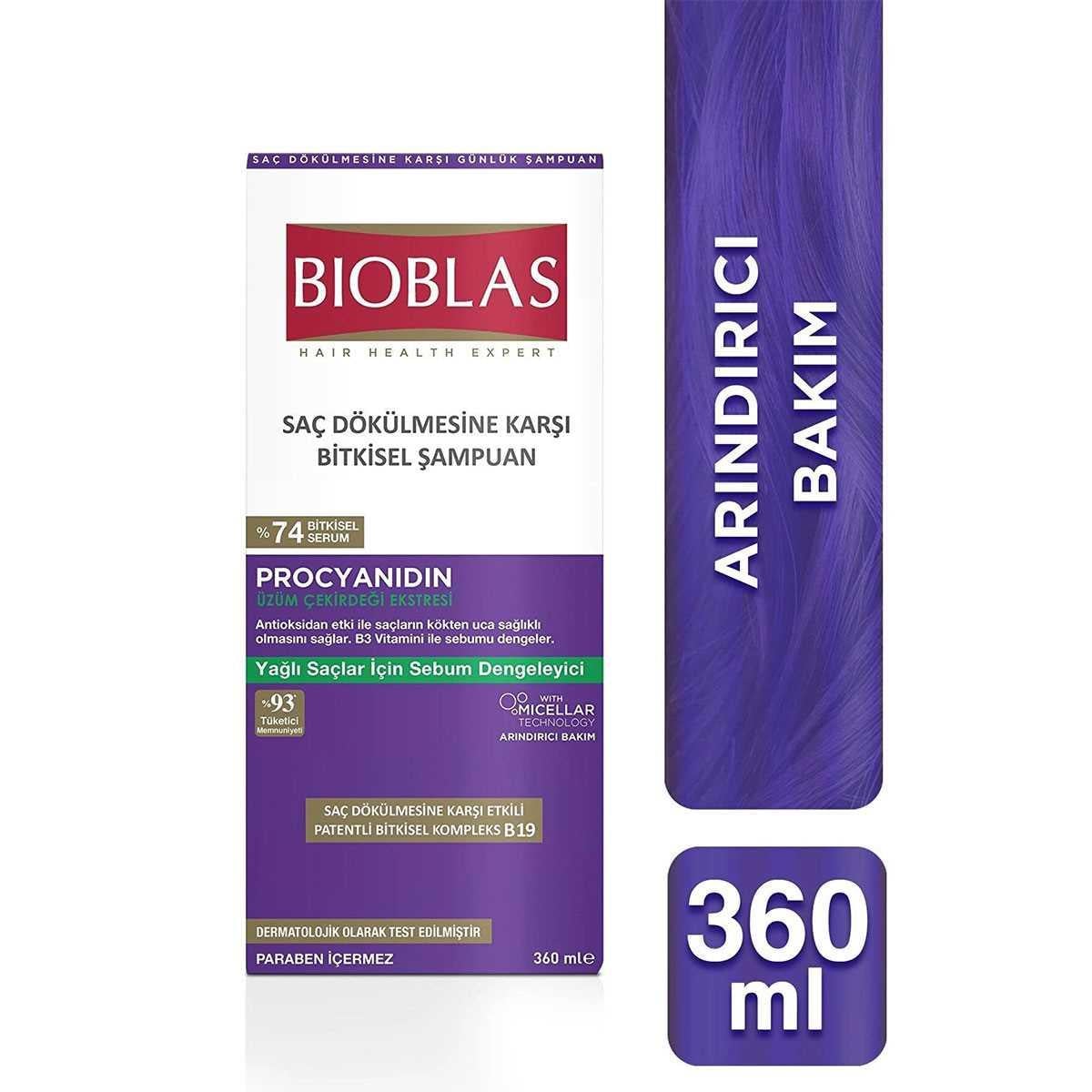 Bioblas Şampuan Üzüm Çekirdeği Ekstresi 360 ml