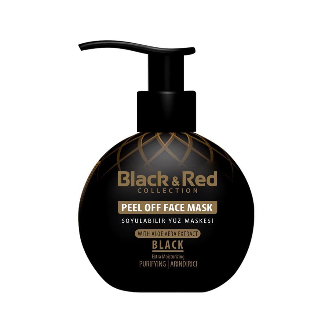 Black Red Soyulabilir Yüz Maskesi Siyah 250 ml