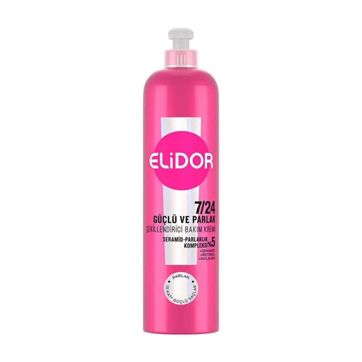 Elidor Saç Bakım Kremi Güçlü ve Parlak 7/24 240 ml