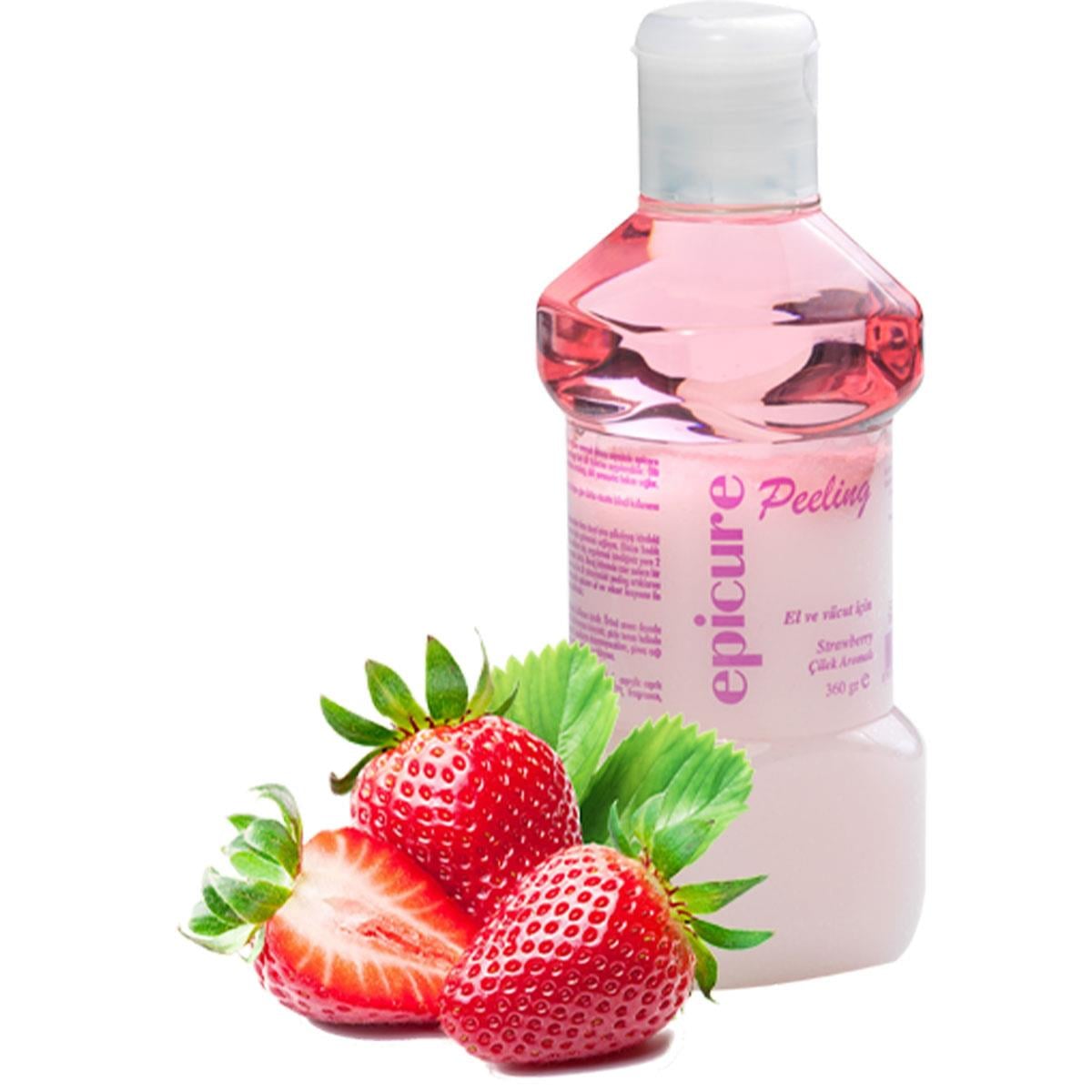 Epicure Tuz Peeling Çilek Aromalı 360 gr