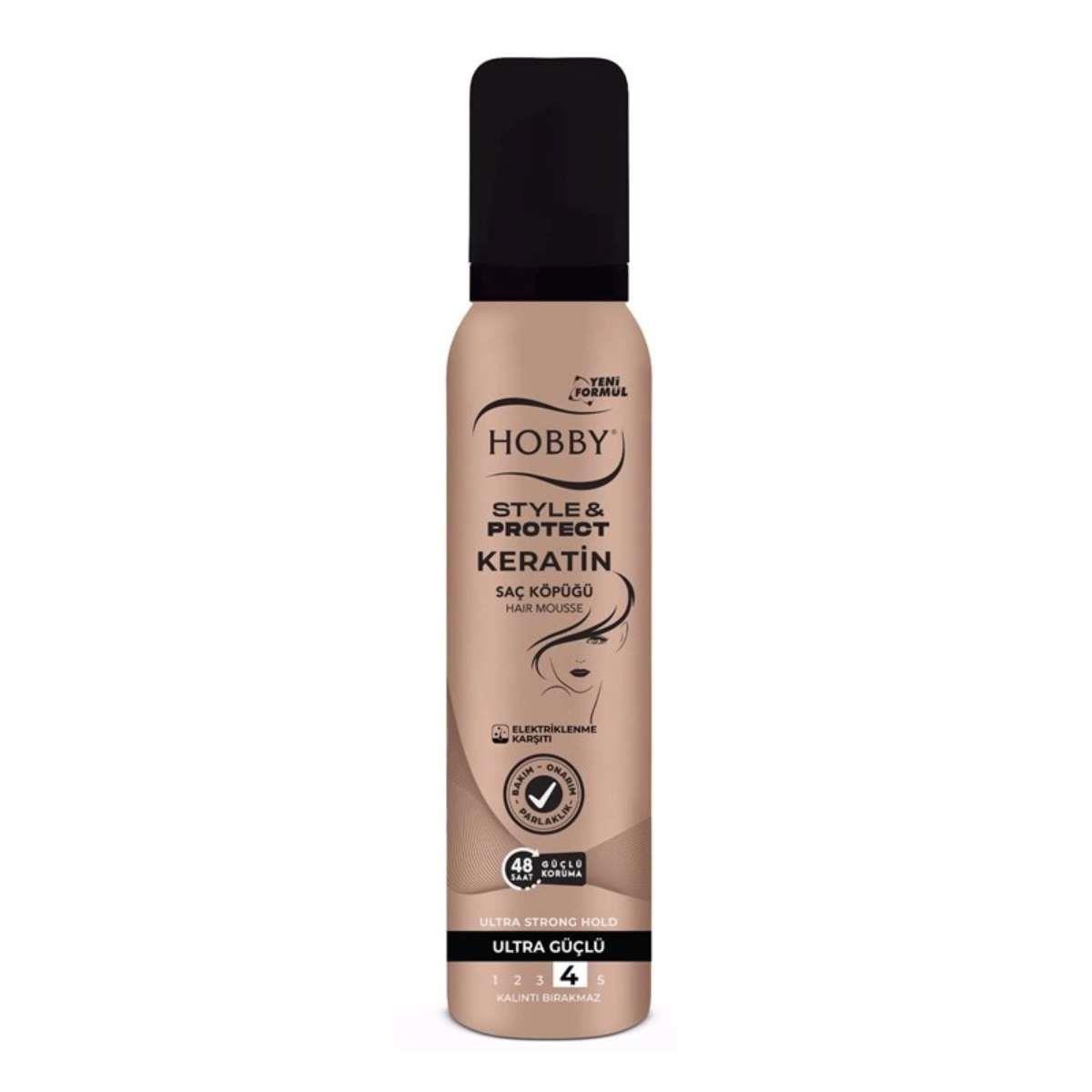 Hobby Saç Köpüğü Keratin 150 ml