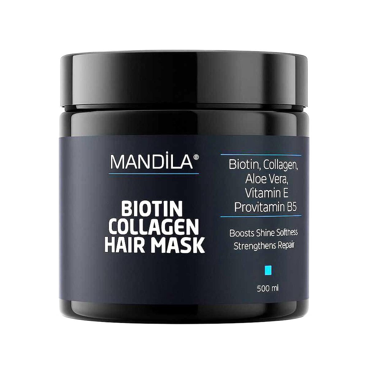 Mandila Saç Maskesi Biotin Kolajen 500 ml