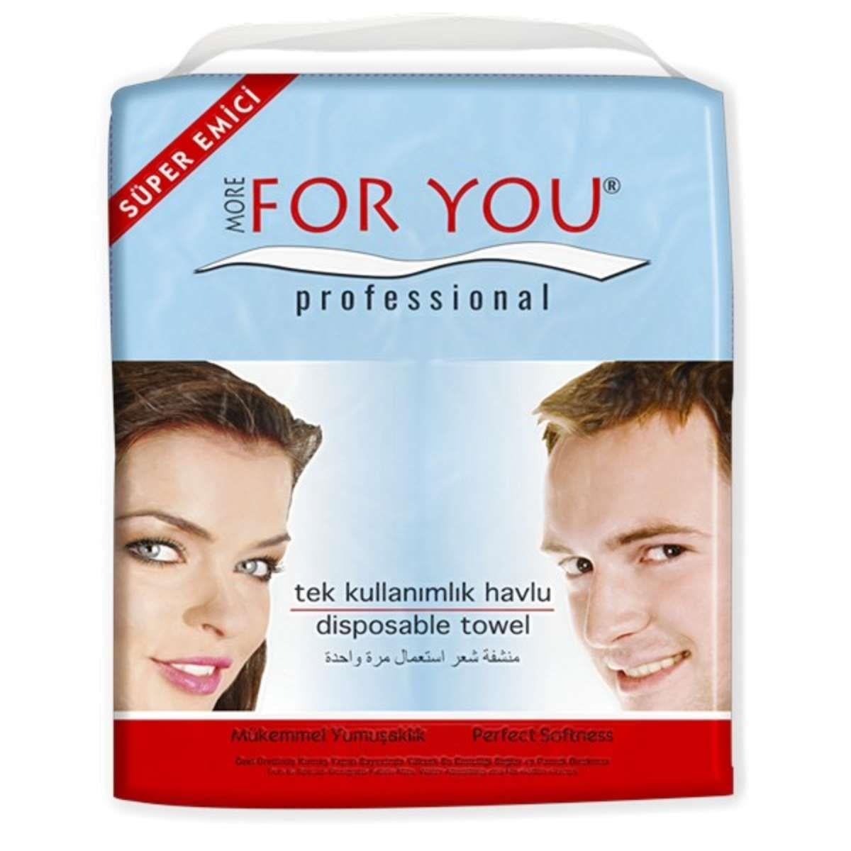 More For You Saç Havlusu Tek Kullanımlık 100'lü (Tek Tek Paket)