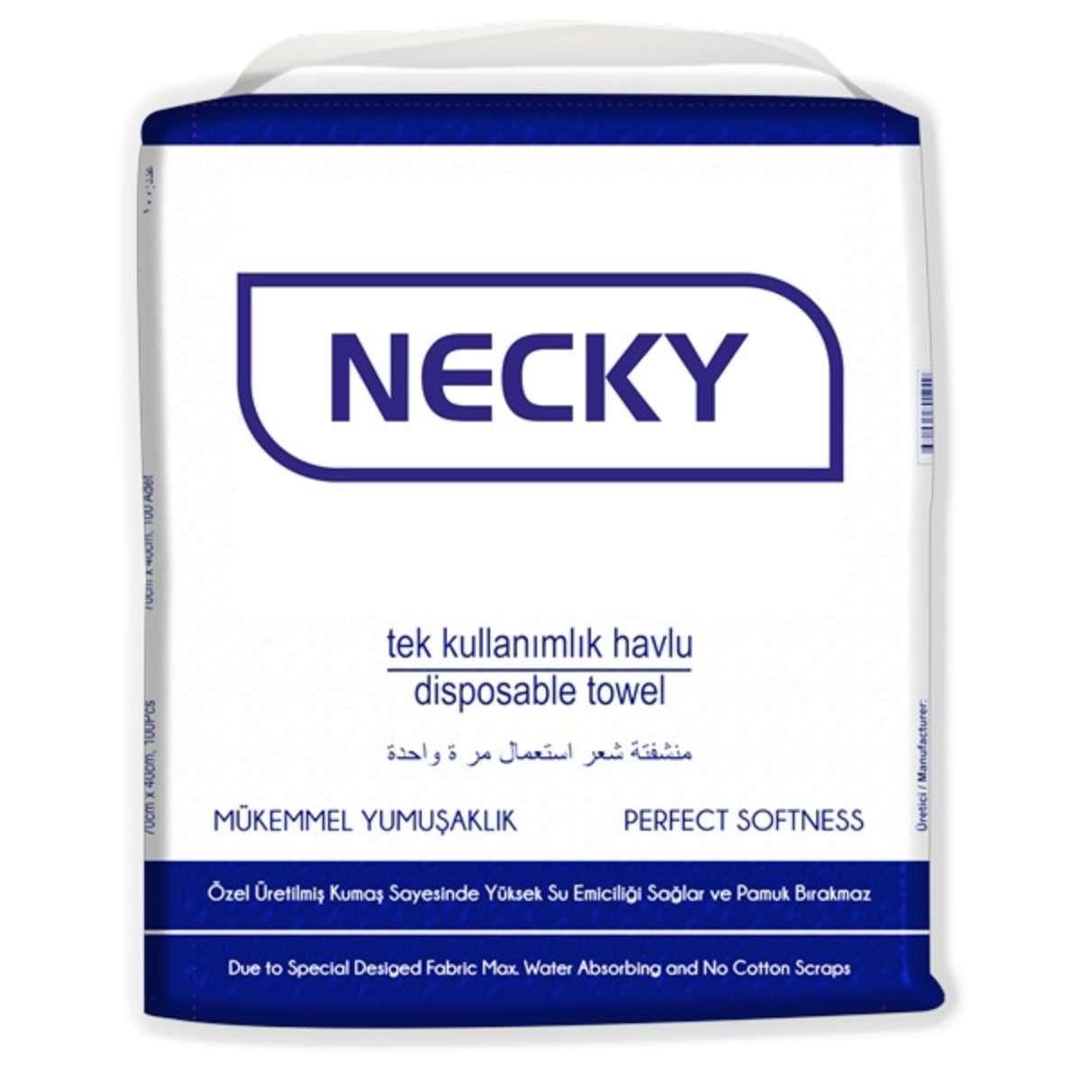 Necky Tek Kullanımlık Havlu 100 lü (tek tek paketli)