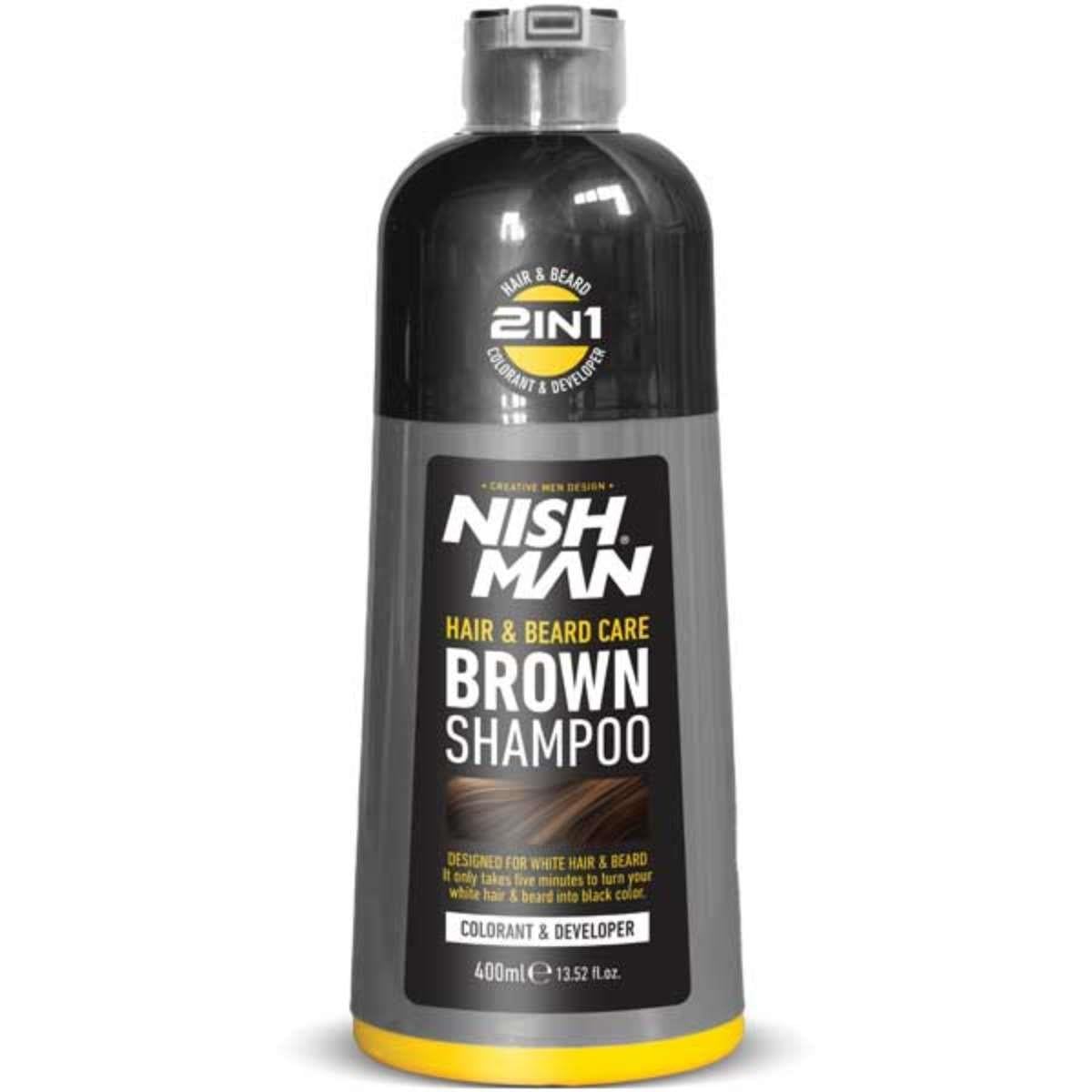 Nish Man Kahve Saç Boya Şampuanı 400 ml