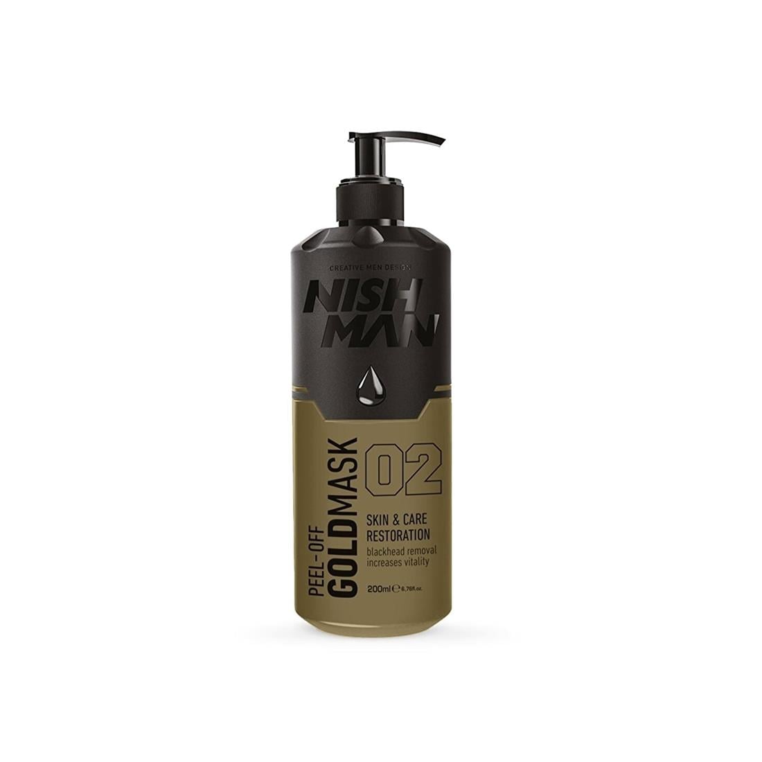 Nish Man Soyulabilir Altın Maske 200 ml