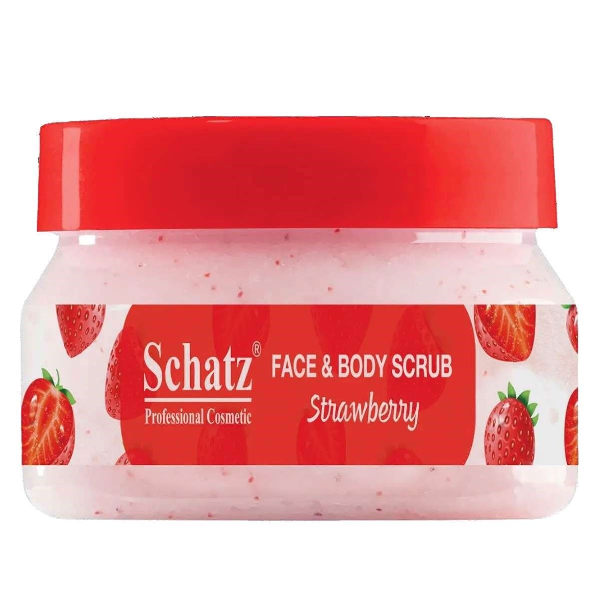 Schatz Face Body Scrub Peeling Çilek  350 ml