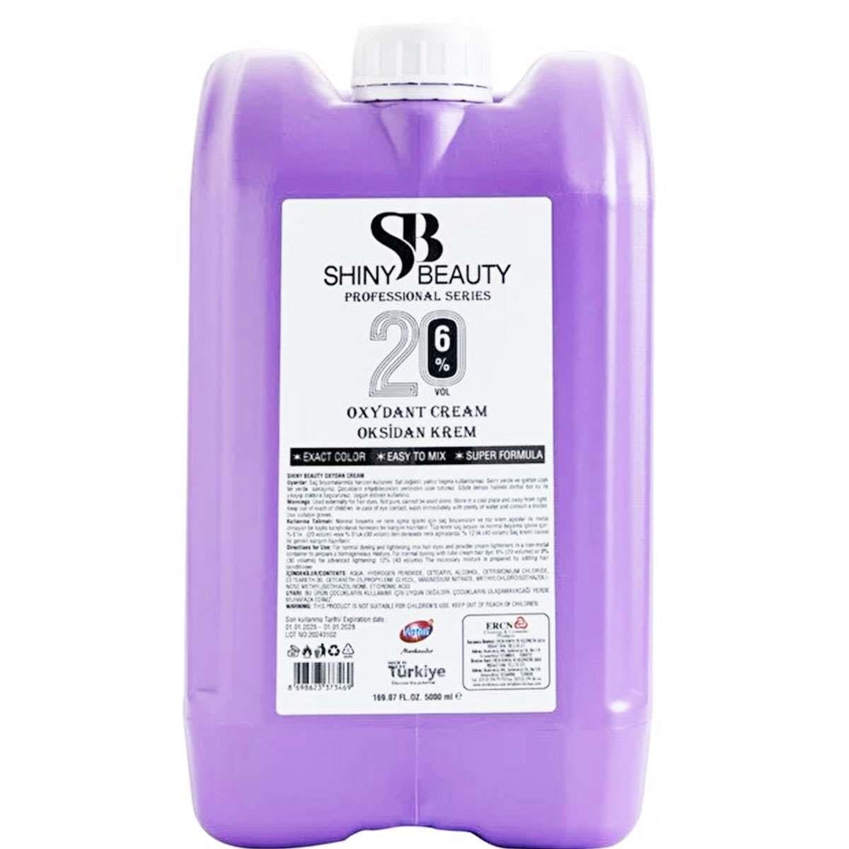 Shiny Beauty Oksidan Krem 20 Volume 5L