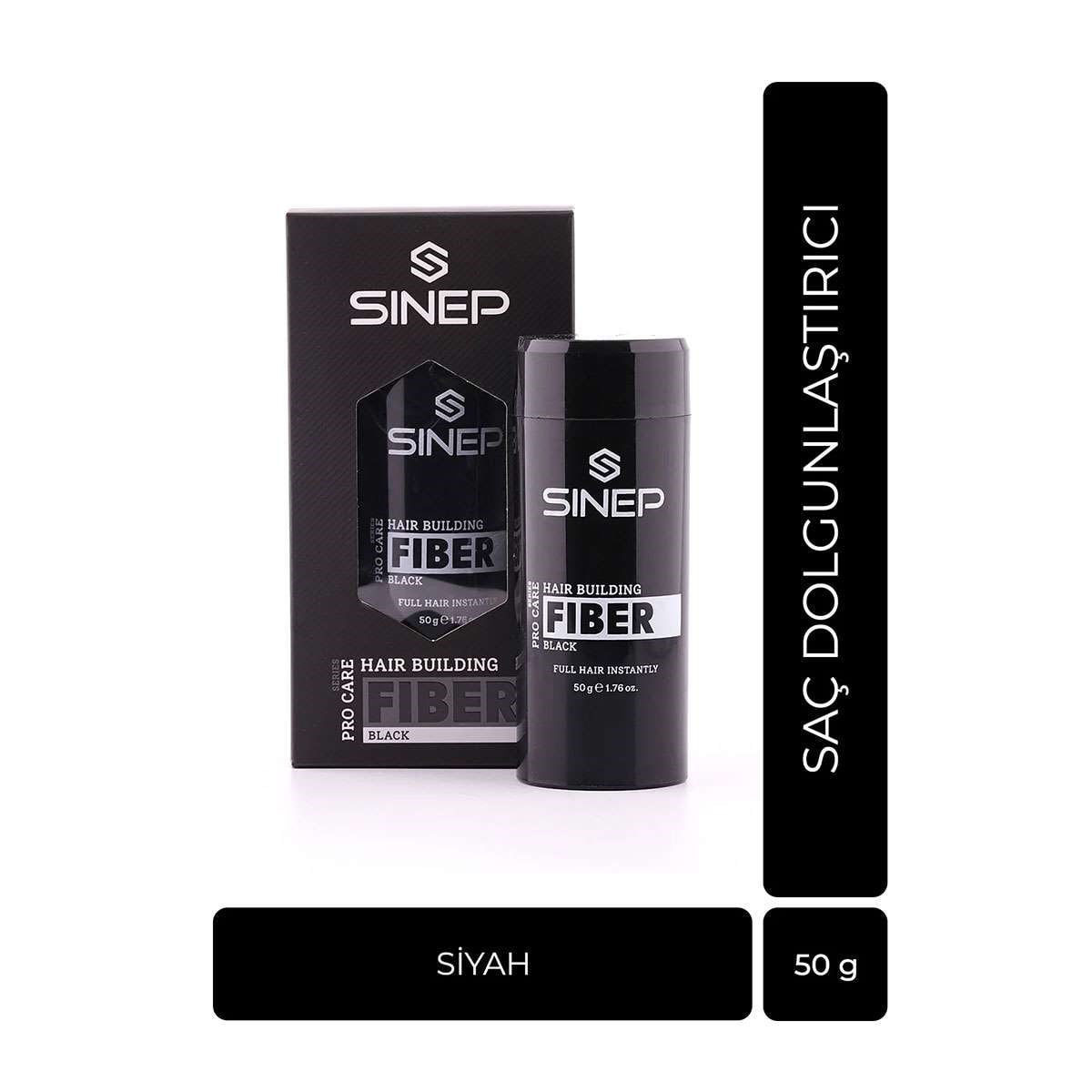 Sinep Saç Dolgunlaştırıcı Fiber Topik Siyah 50 gr