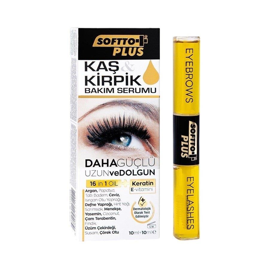 Softto Plus Kaş Kirpik Bakım Serumu 10 ml+10 ml