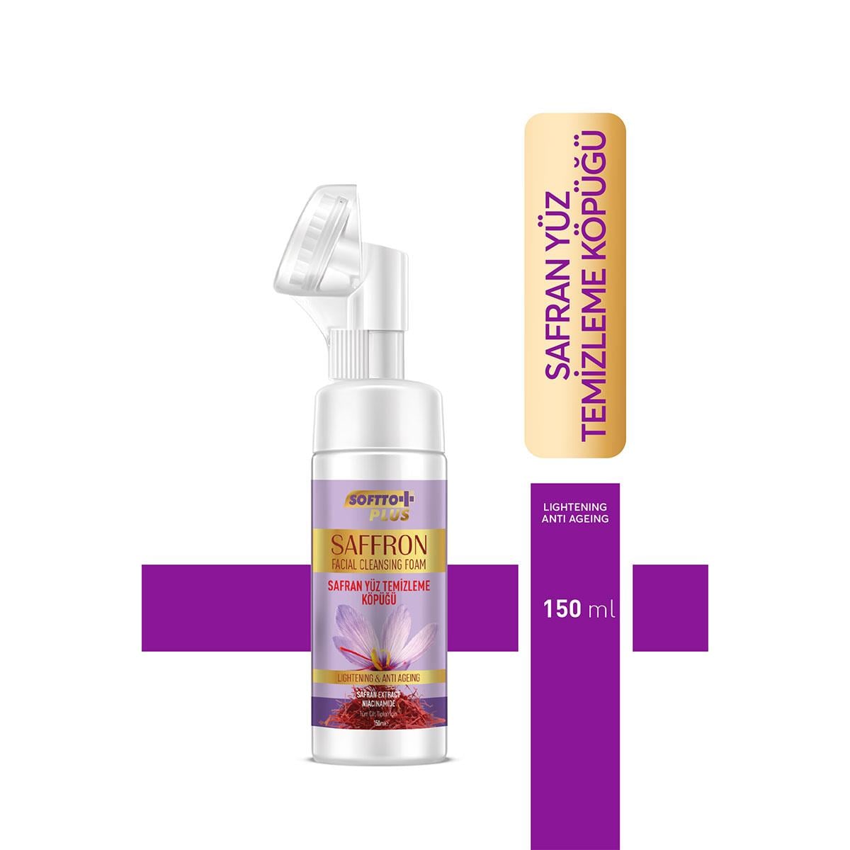 Softto Plus Yüz Temizleme Köpüğü Safran 150 ml