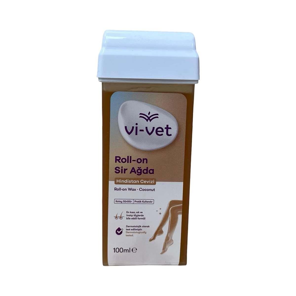 Vi Vet Roll On Kartuş Sir Ağda Hindistan Cevizi 100 ml