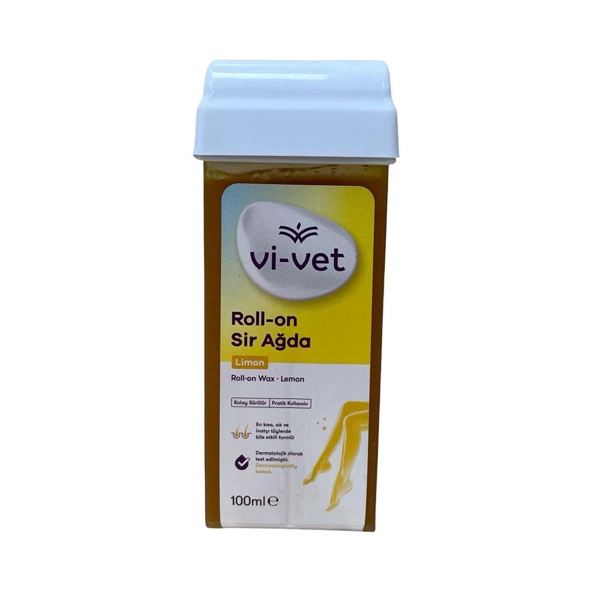 Vi Vet Roll On Kartuş Sir Ağda Limon 100 ml