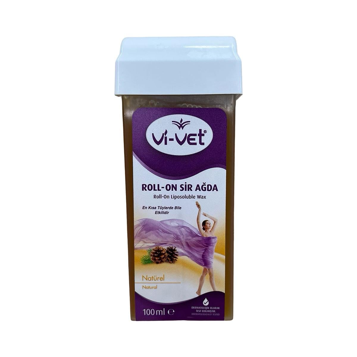 Vi Vet Roll On Kartuş Sir Ağda Naturel 100 ml