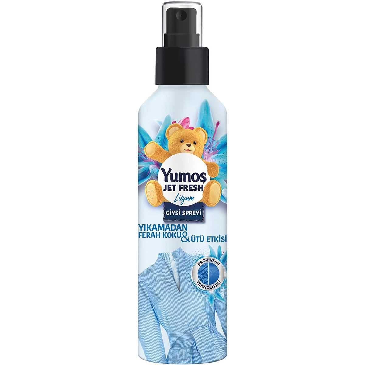 Yumoş Jet Fresh Giysi Spreyi Lilyum 200