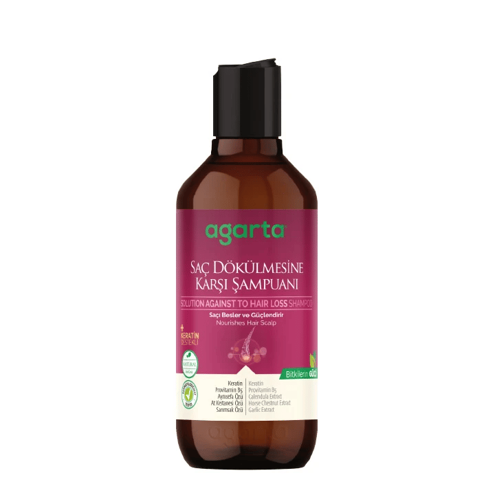 Agarta Doğal Şampuan Saç Dökülmesine Karşı Çözüm 400 ml