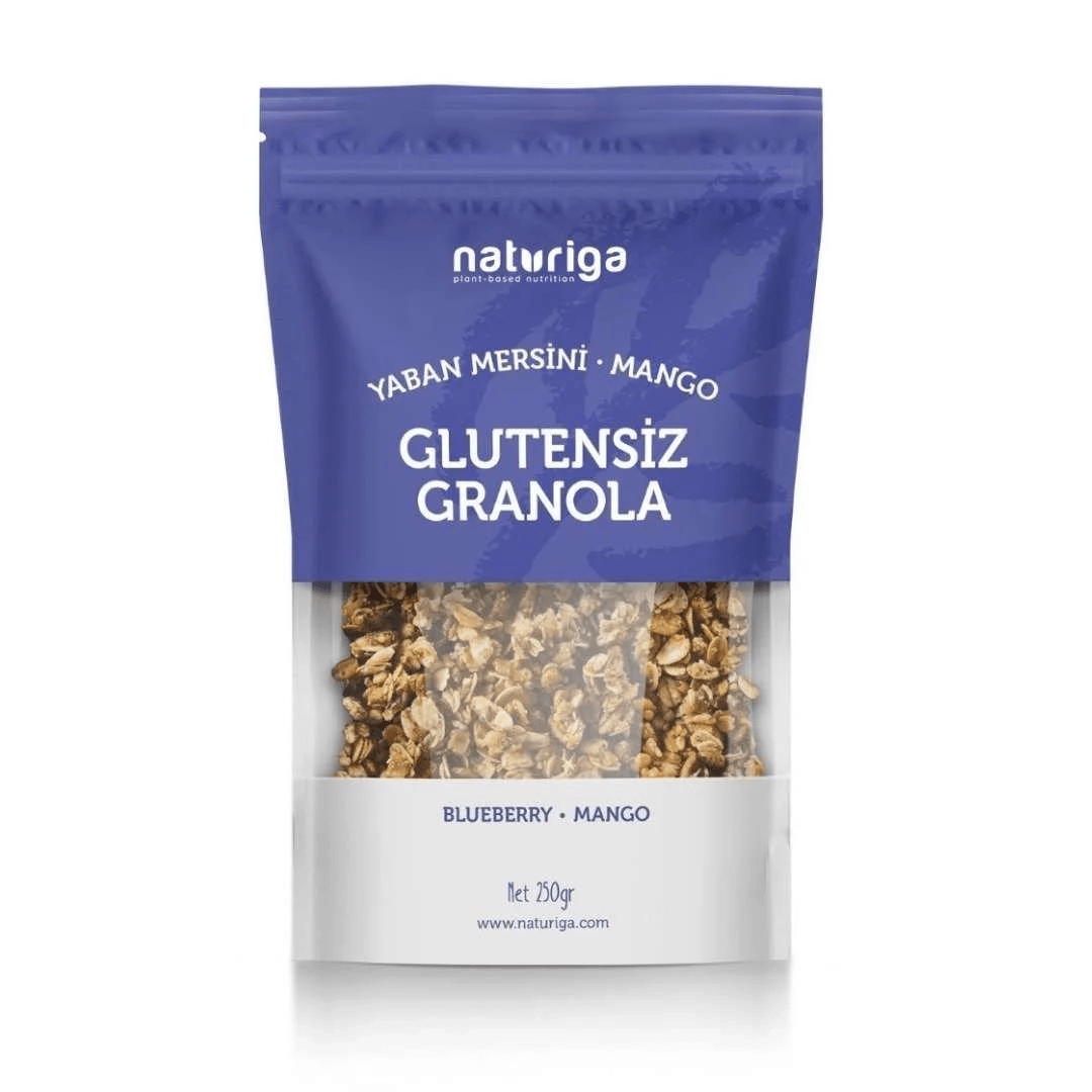 Naturiga Glutensiz Yaban Mersini & Mango Granola 250 gr