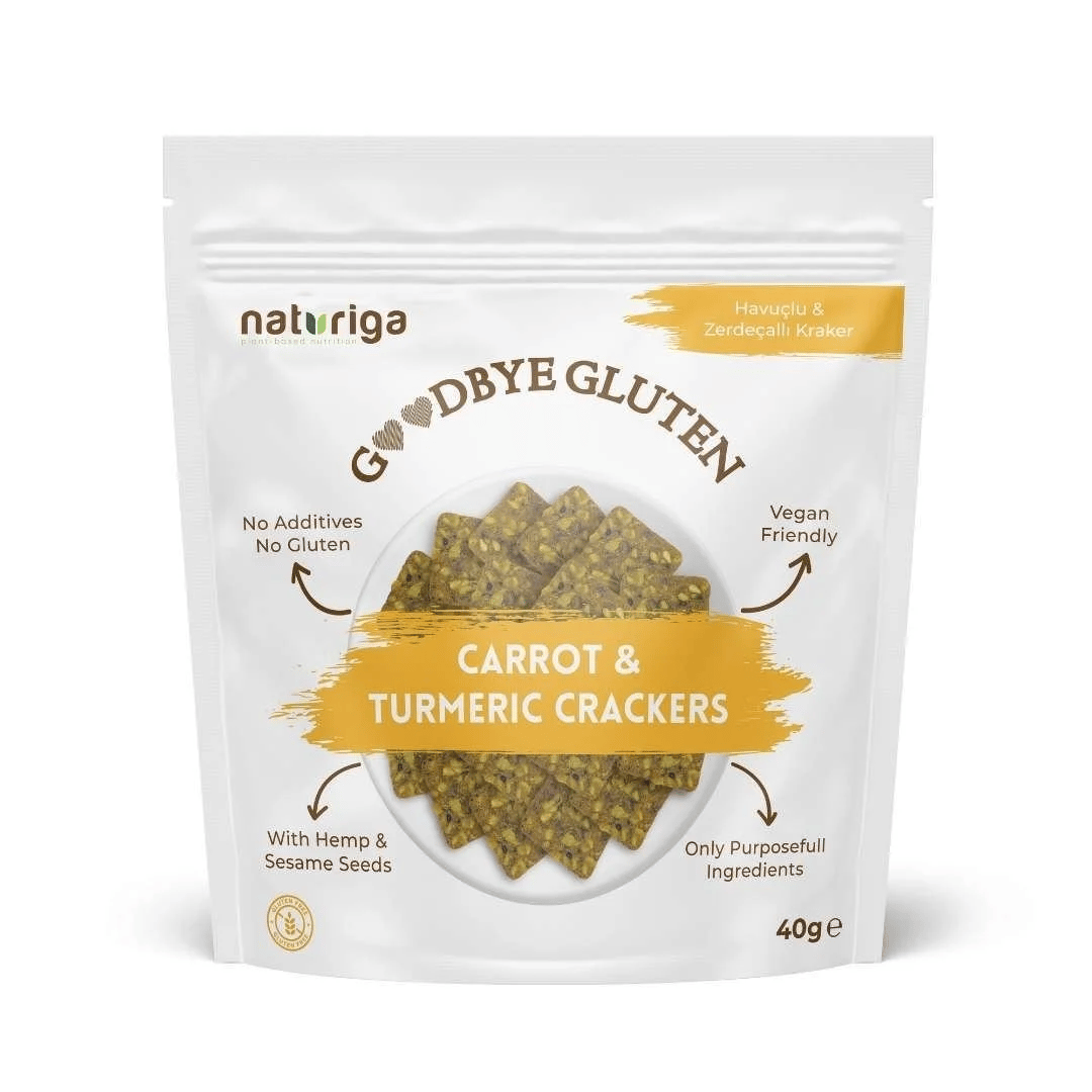 Naturiga Havuçlu & Zerdeçallı Kraker 40 gr