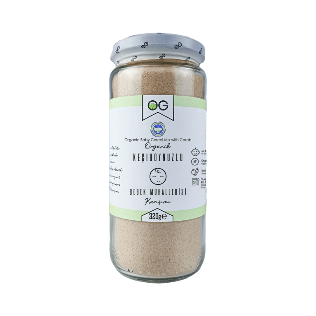 OG Natural Organik Keçiboynuzlu Bebek Muhallebisi Karışımı 320 gr